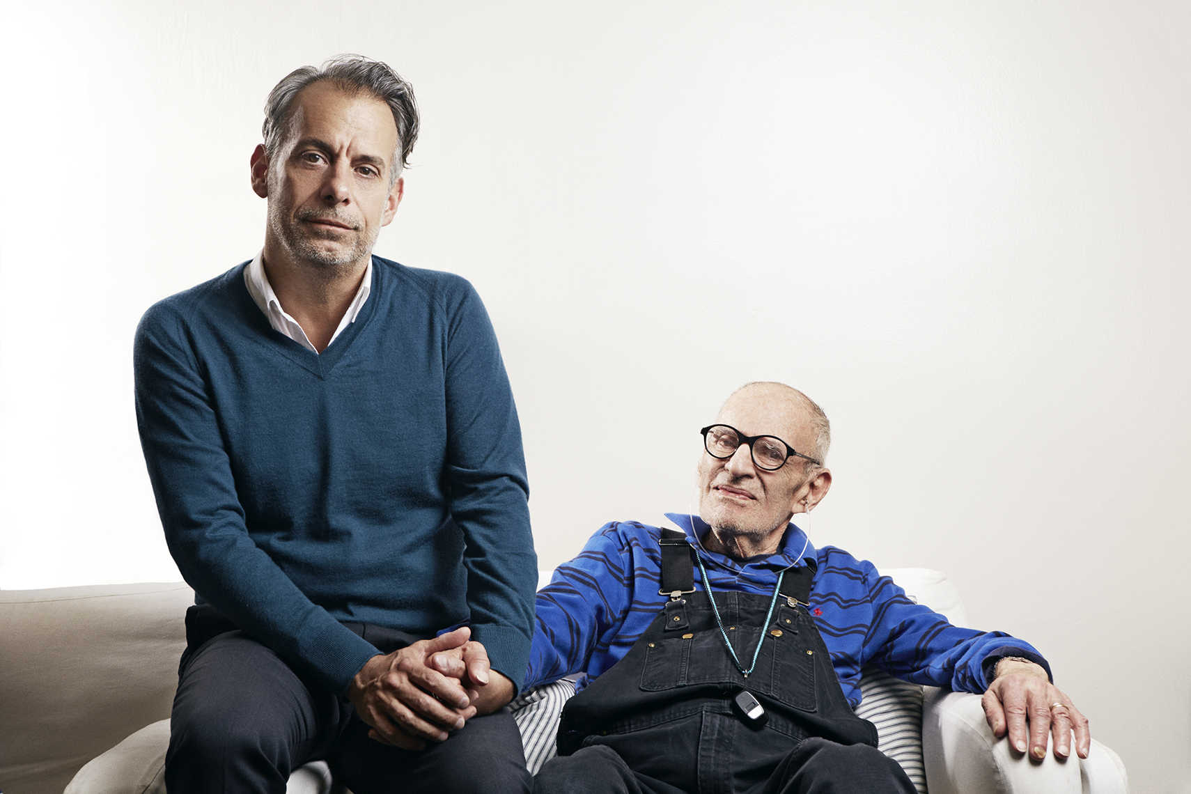 Joe Mantello and Larry Kramer for Playbill